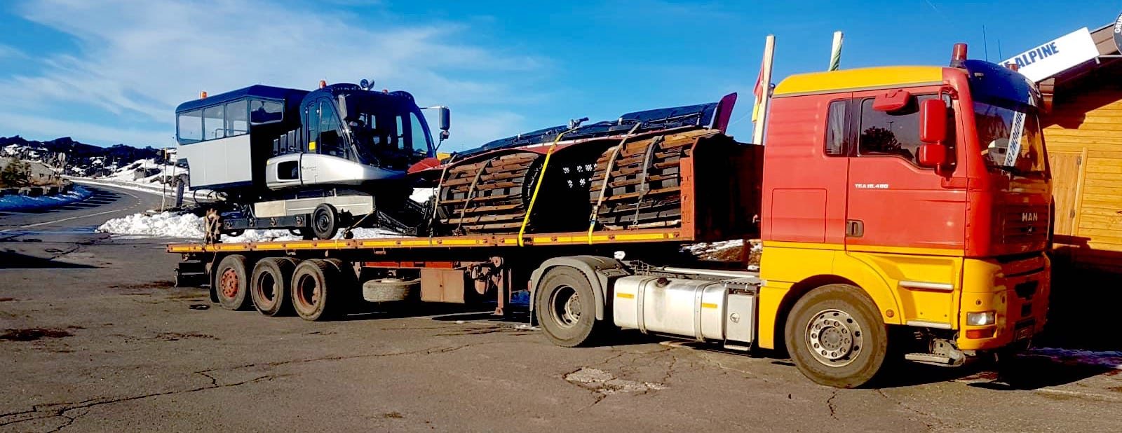 Trasporti in sagoma con ribassati e pianali aperti